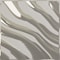 Ekena Millwork 19 5/8in. W x 19 5/8in. H Modern Wave EnduraWall Decorative 3D Wall Panel Covers 2.67 Sq. Ft. WP20X20MWBCR - alternate 1